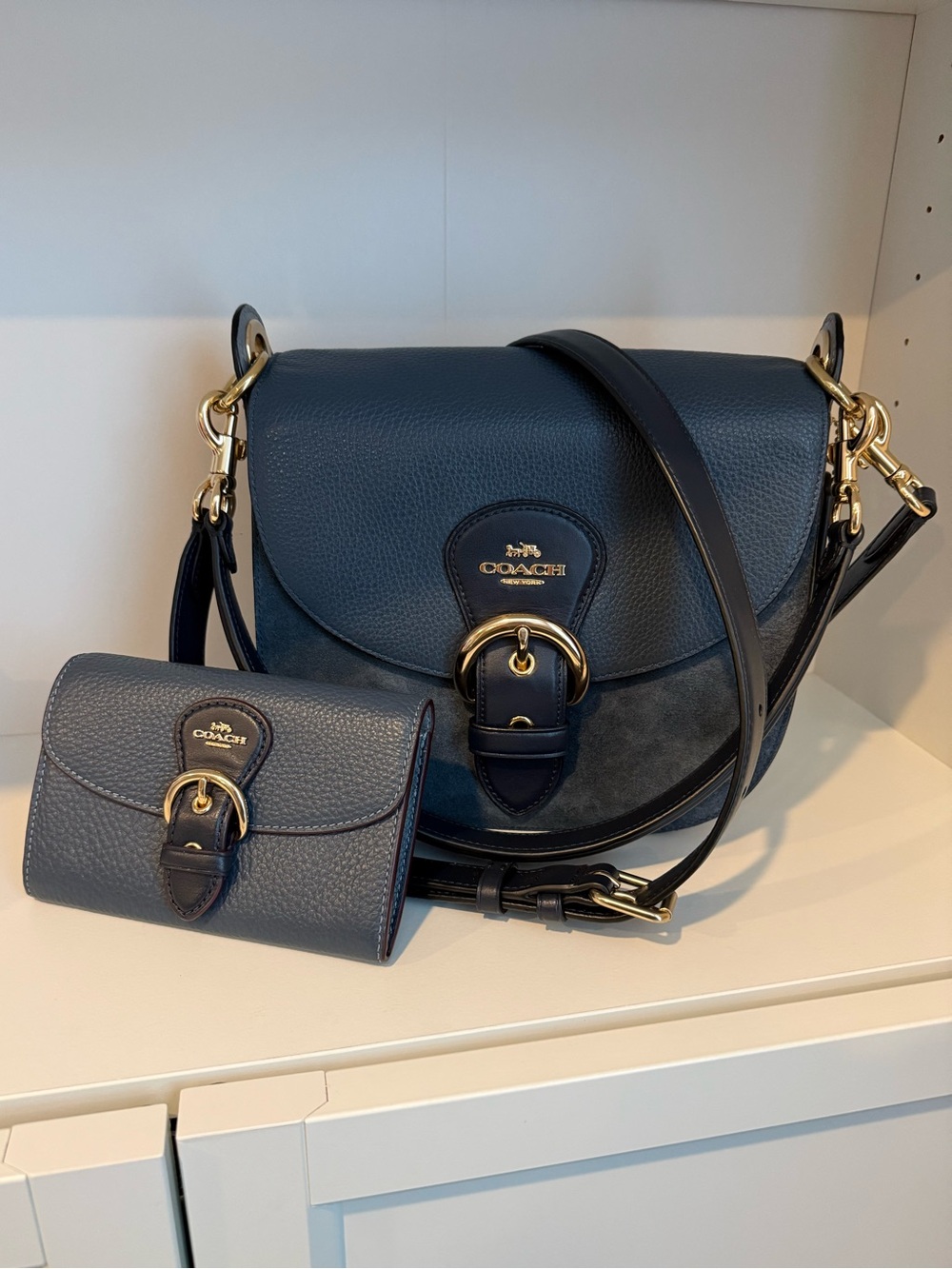 Coach Kleo bag with matching wallet